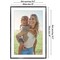Americanflat Aluminum Picture Frame with Mat - Metal Photo Frame - Black Metal Molding Frame - Shatter Resistant Glass - Hanging Hardware